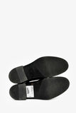 Hermes Black Leather Oversized Kelly Buckle Hot Loafers Size 39