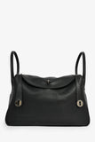 Hermes 2015 Black Clemence Leather Lindy 34
