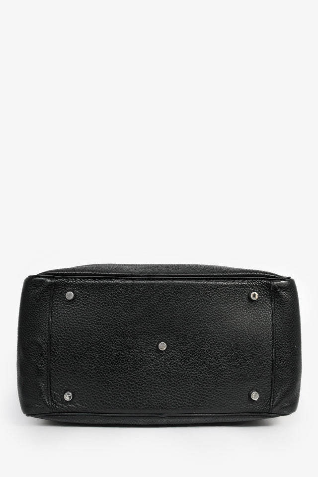 Hermes 2015 Black Clemence Leather Lindy 34