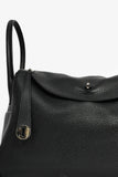 Hermes 2015 Black Clemence Leather Lindy 34