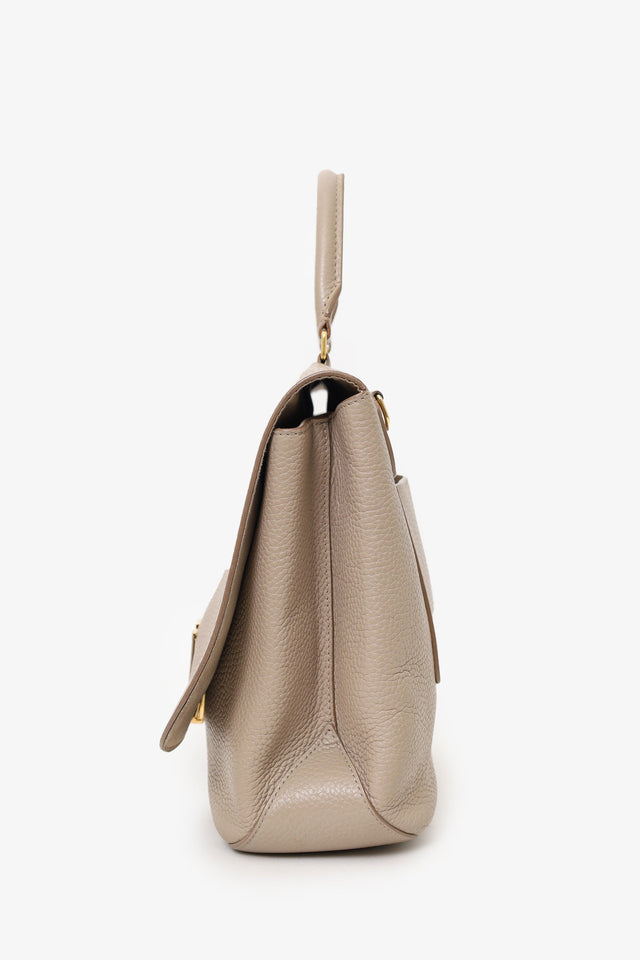 Louis Vuitton 2018 Taupe Leather Taurillon Volta Top Handle