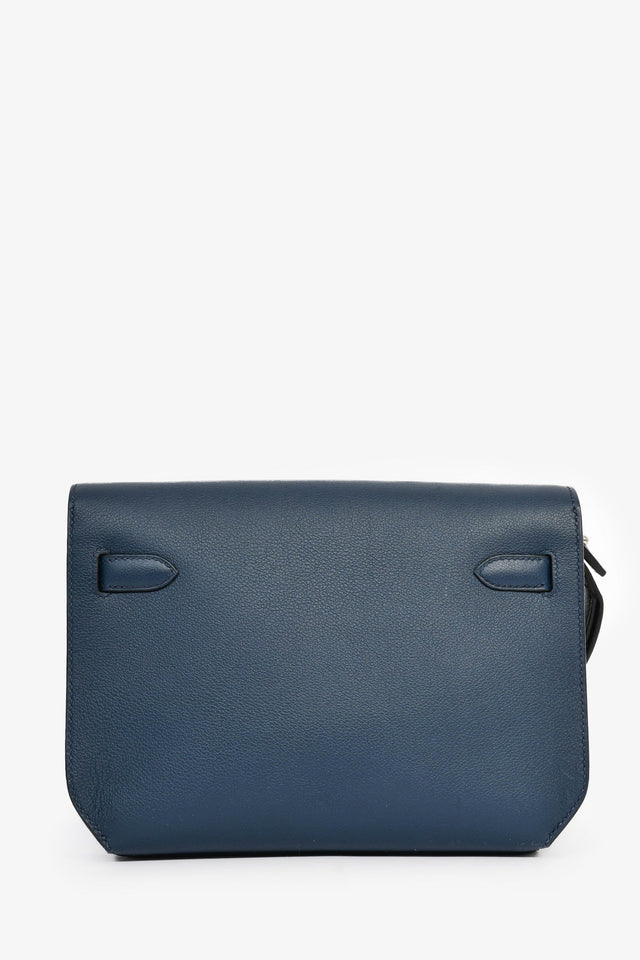 Hermes 2019 Navy Blue Epsom Leather Kelly Dépêches 25