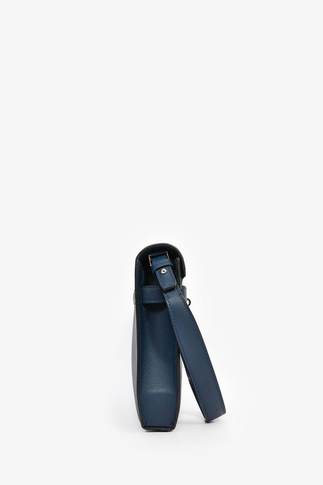 Hermes 2019 Navy Blue Epsom Leather Kelly Dépêches 25