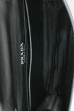 Prada Black/Pink Leather City Ribbon Plexi Bag