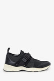 Christian Dior Black/White Buckle Detail Sneakers Size 44 Mens