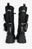 Prada Black Re-Nylon Boots with Pouch Size 38