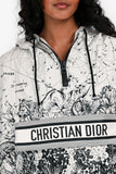 Christian Dior White/Black Astronomy Patterned Anorak Size XS