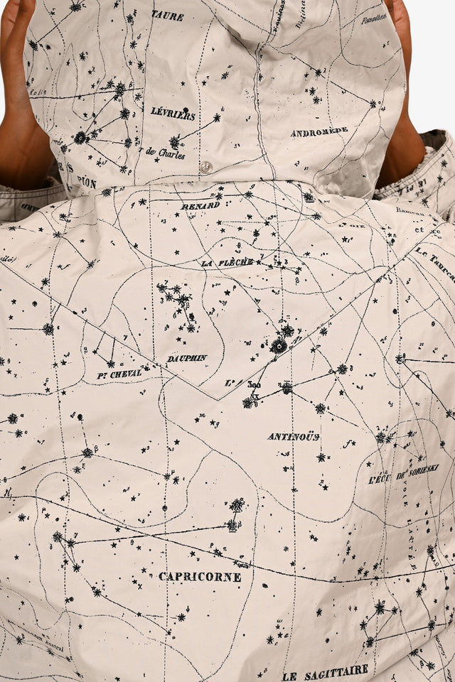 Christian Dior White/Black Astronomy Patterned Anorak Size XS