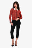 Prada 2009 Black Cropped Slim Fit Pants Size 36S