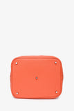 Hermes Orange Clemence Leather Large Picotin Lock 26 Casaque
