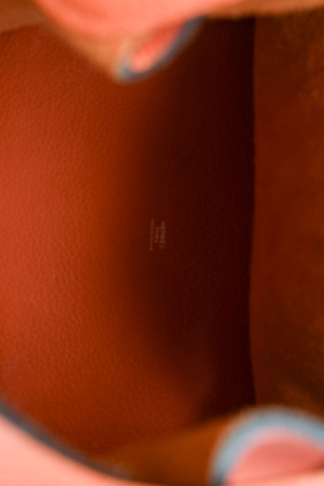 Hermes Orange Clemence Leather Large Picotin Lock 26 Casaque