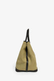 Hermes 2003 Green/Brown Canvas/Leather Garden Party 36