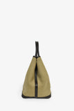 Hermes 2003 Green/Brown Canvas/Leather Garden Party 36