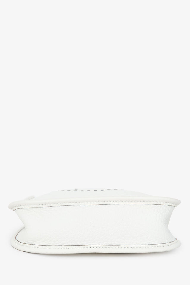 Hermes 2024 Blanc Clemence Leather Evelyne TPM