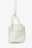 Hermes 2006 White Clemence Leather Lindy 30