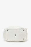 Hermes 2006 White Clemence Leather Lindy 30