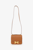 Hermes 2023 Gold Epsom Leather Constance Mini 18