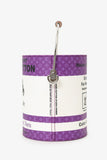 Louis Vuitton White/Purple Leather Paint Can Top Handle With Strap