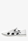 Prada White Graphic Printed Pointed Toe Sneakers Size 39