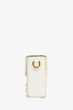 Christian Dior White Leather 'Sac 30 Montaigne Mini' Crossbody