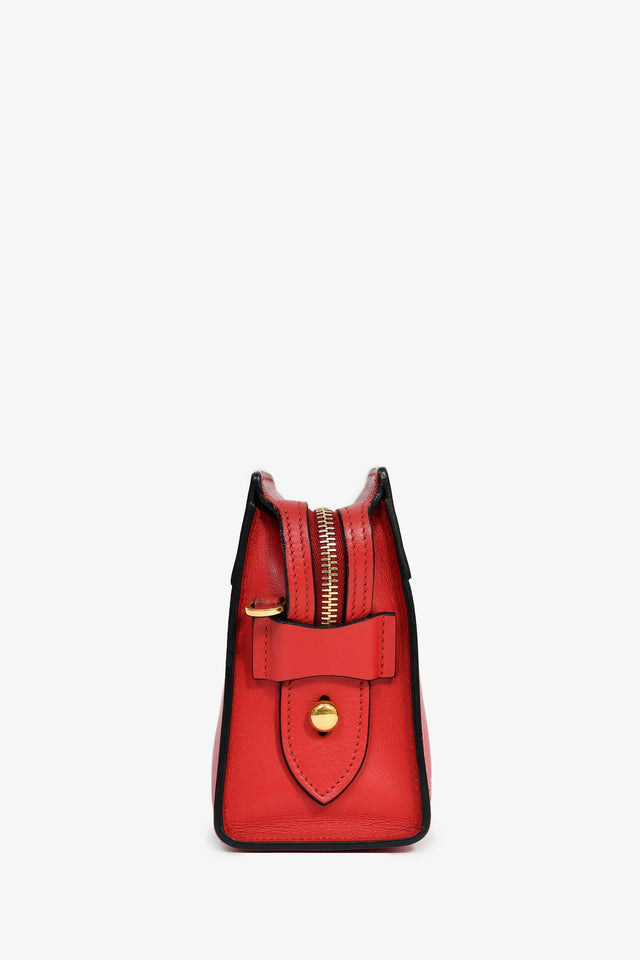 Prada Red Saffiano Leather 'Esplanade' Crossbody