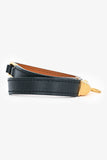Hermes Black Leather 'Rivale' Double Tour Bracelet