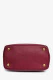 Louis Vuitton Burgundy Leather Monogram Empreinte 'Citadine' PM Bag