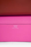 Hermes 2018 Magenta/Burgundy 'Multiplis' holder