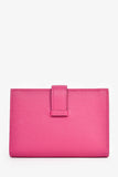 Hermes Magenta Leather Mini 'Bearn' Wallet