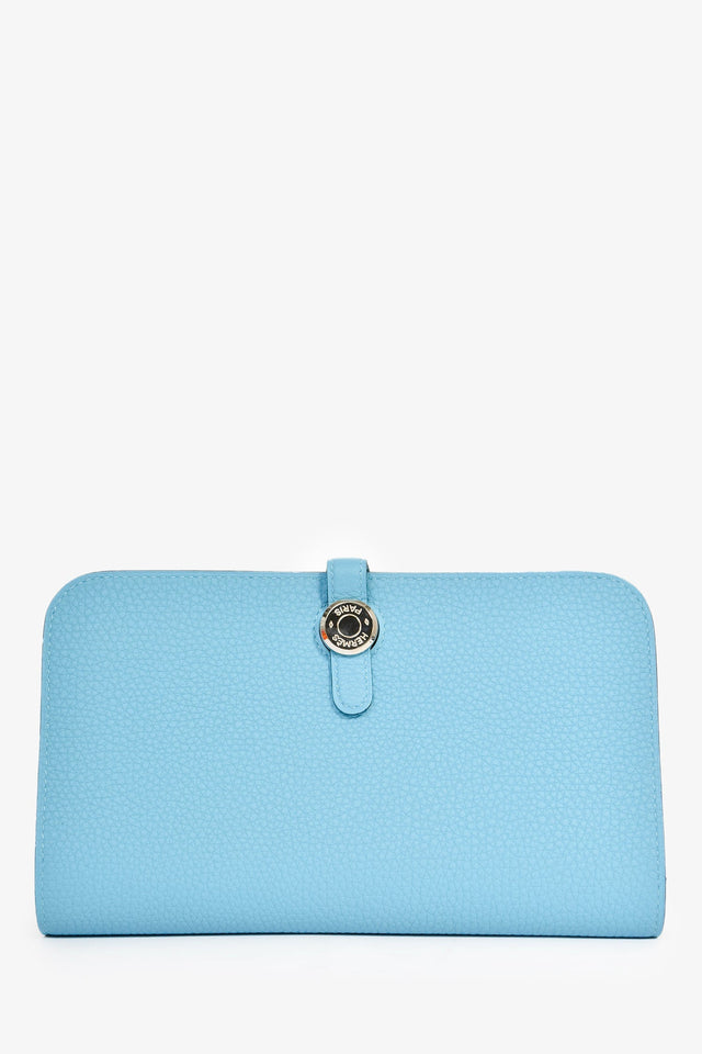 Hermes 2019 Blue Leather 'Dogon' Long Wallet