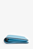 Hermes 2019 Blue Leather 'Dogon' Long Wallet