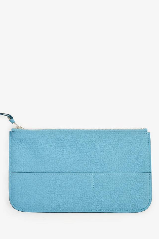 Hermes 2019 Blue Leather 'Dogon' Long Wallet