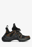 Louis Vuitton Black/Brown Monogram 'Archlight' Sneakers Size 37.5