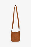 Hermes 2023 Gold Togo Leather Mini Evelyne TPM 16 Crossbody
