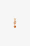 Hermes 18K Rose Gold Small Mode 'Chain d'ancre Enchainee' Ring Size 5