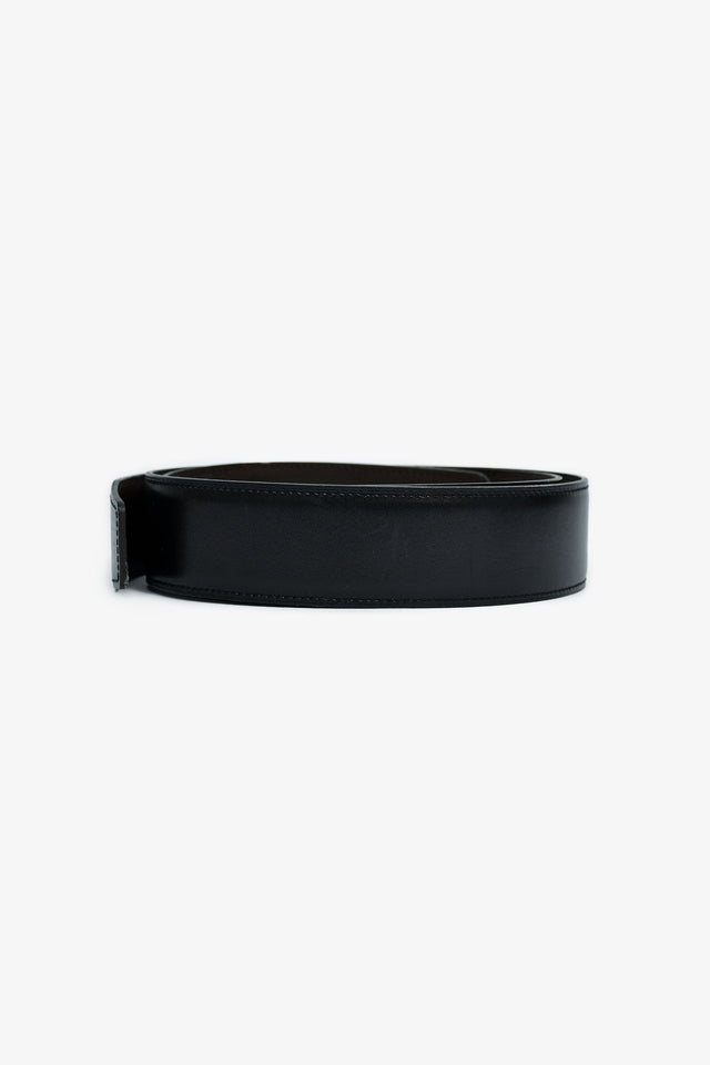 Hermes 2011 Black/Brown Reversible Belt Size 100 (No Buckle)