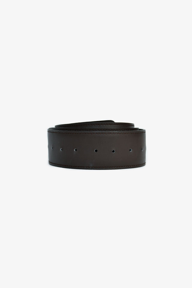 Hermes 2011 Black/Brown Reversible Belt Size 100 (No Buckle)