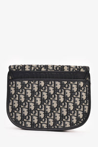 Christian Dior Blue Oblique Medium Bobby Bag