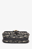 Christian Dior Blue Oblique Medium Bobby Bag