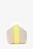 Hermes Beige/Yellow Canvas Bride-A-Brac Small Case