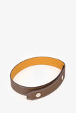 Hermes Beige/Yellow Canvas Bride-A-Brac Small Case