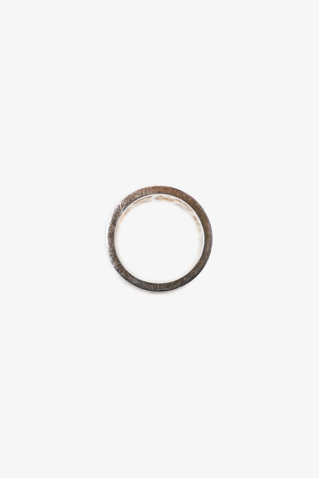 Hermes Sterling Silver Chaine d'Ancre Passerelle Ring