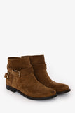 Burberry Brown Suede Ankle Boots Size 38