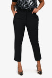 Prada Black Wool Straight Let Trousers Size 46