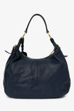 Prada Blue Soft Calf Leather Hobo Bag