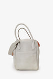 Hermes 2013 Light Grey Clemence Leather Lindy 30