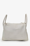 Hermes 2013 Light Grey Clemence Leather Lindy 30