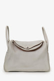 Hermes 2013 Light Grey Clemence Leather Lindy 30