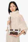 Louis Vuitton White/Brown Monogram Papillon Trunk With Pouch
