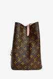 Louis Vuitton 2017 Monogram/Pink 'Neo Noe' MM Bucket Bag with 2 Straps